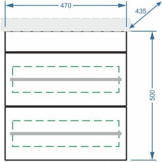 Тумба под раковину Stella Polar Ванесса 50см белый SP-00000236
